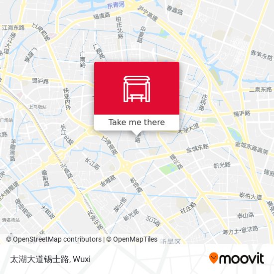 太湖大道锡士路 map