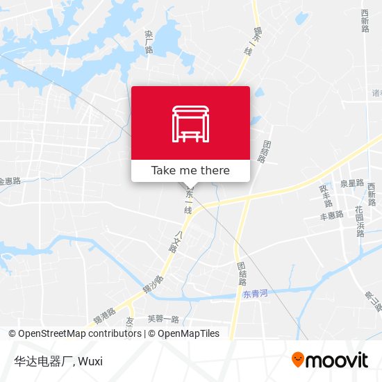 华达电器厂 map