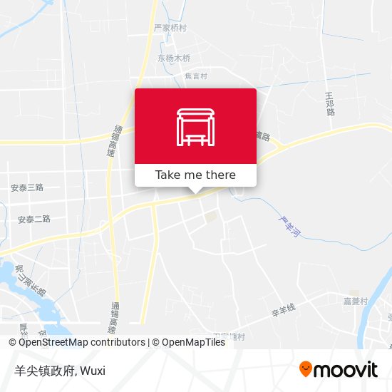 羊尖镇政府 map