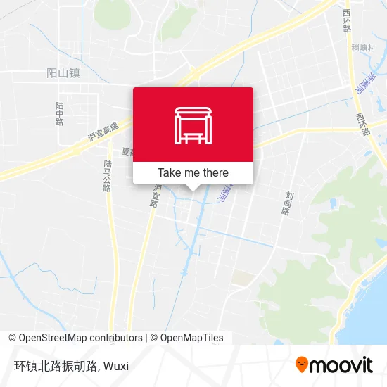 环镇北路振胡路 map