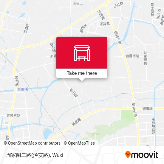 周家阁二路(泾安路) map