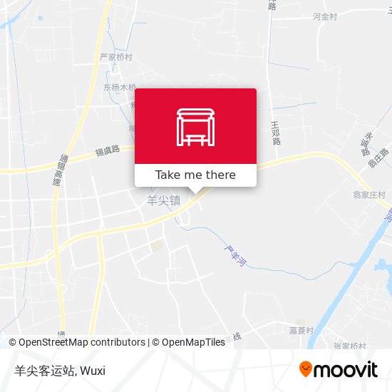 羊尖客运站 map