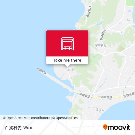 白旄村委 map