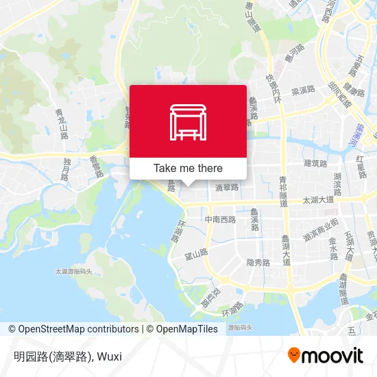 明园路(滴翠路) map