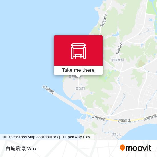 白旄后湾 map