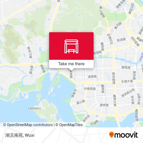 湖滨南苑 map