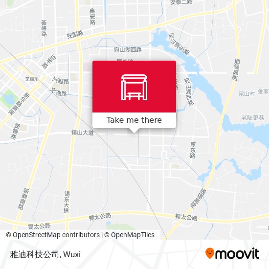 雅迪科技公司 map