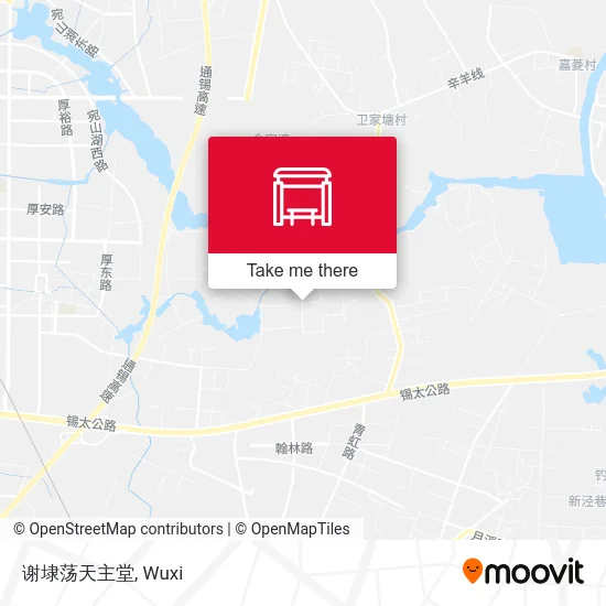 谢埭荡天主堂 map