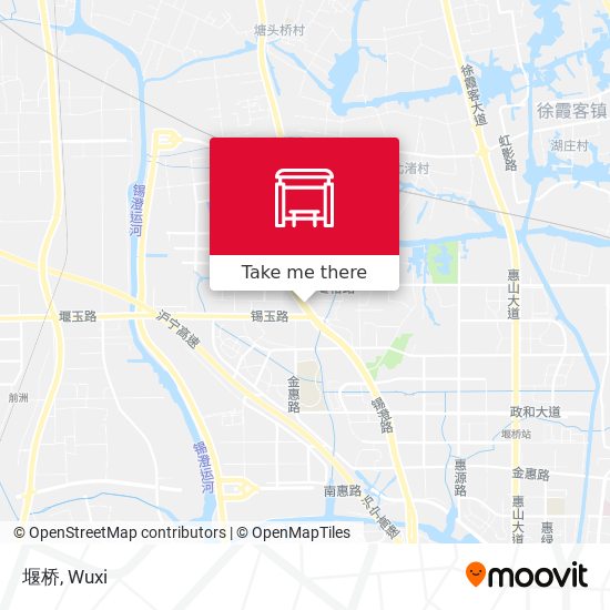 堰桥 map