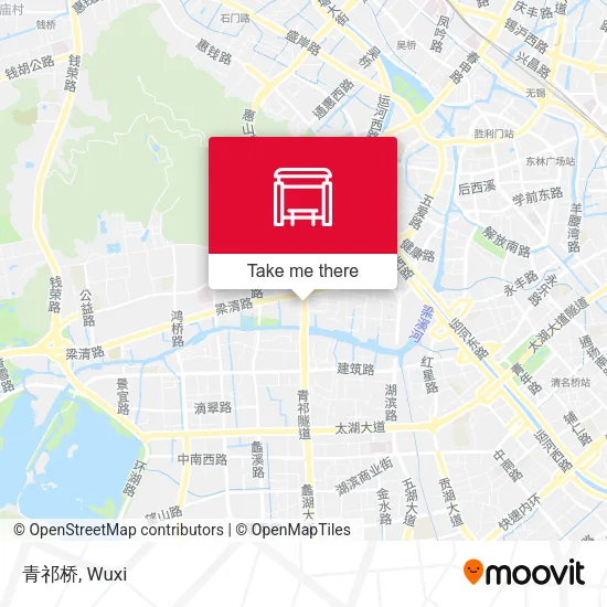 青祁桥 map