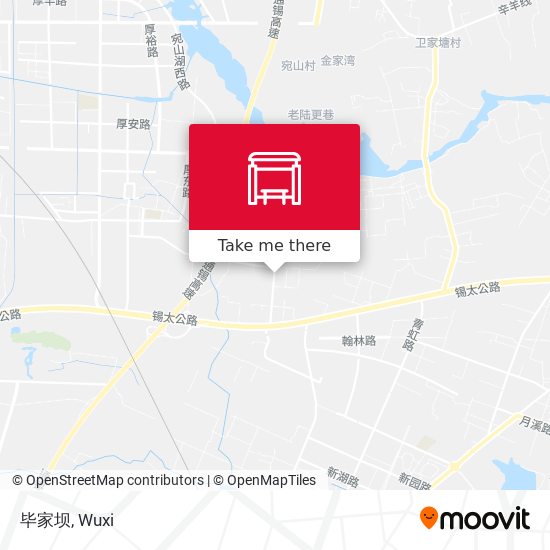 毕家坝 map