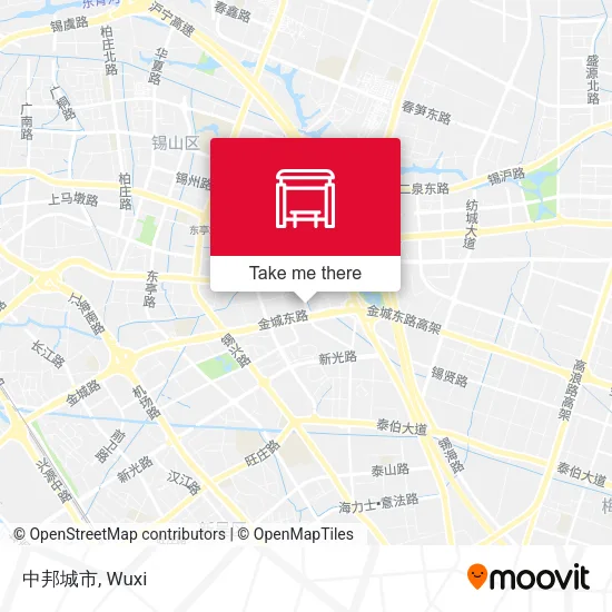 中邦城市 map