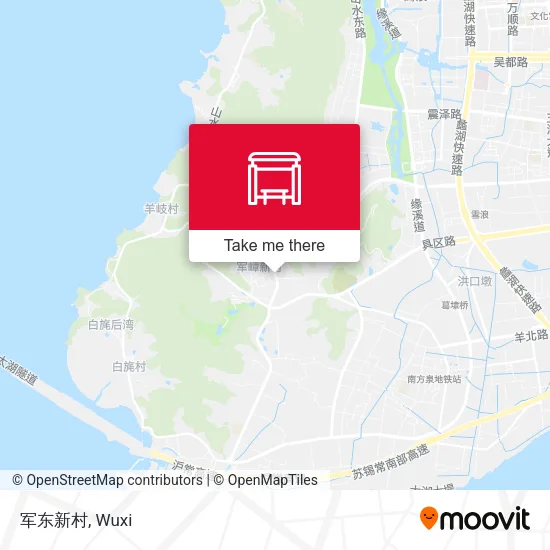 军东新村 map