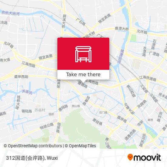 312国道(会岸路) map