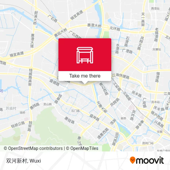 双河新村 map