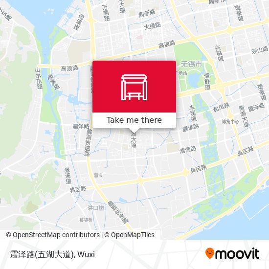 震泽路(五湖大道) map