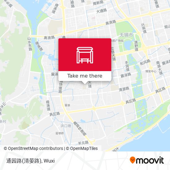 通园路(清晏路) map