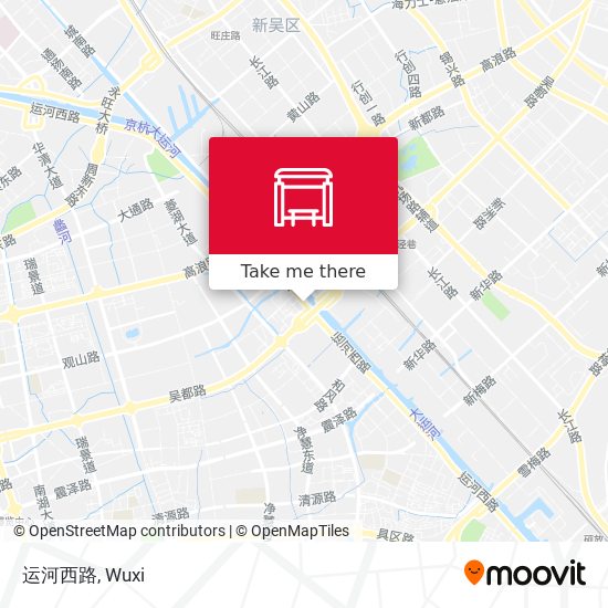 运河西路 map