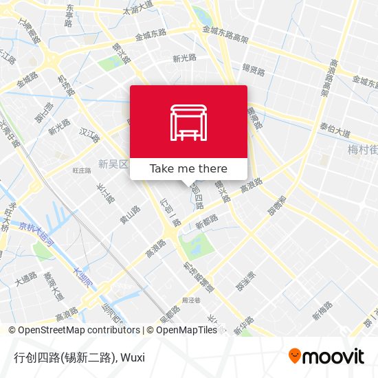 行创四路(锡新二路) map