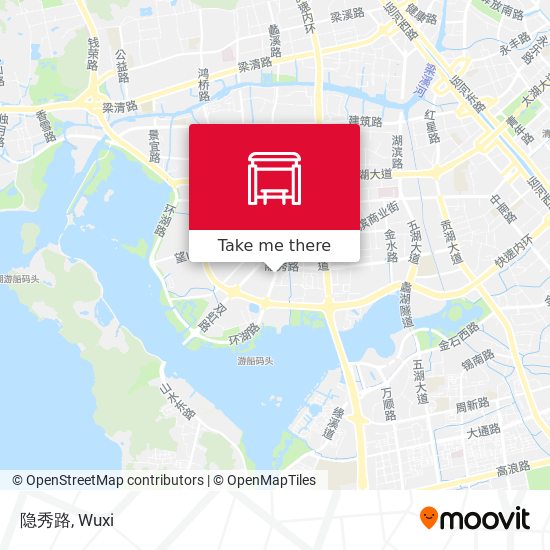隐秀路 map