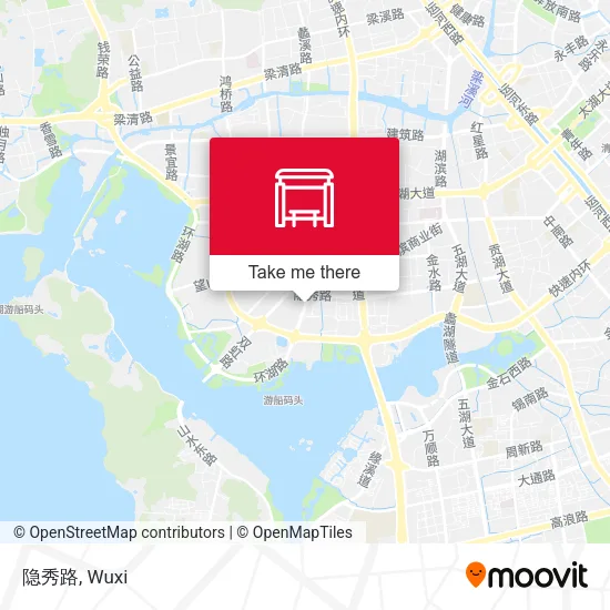 隐秀路 map