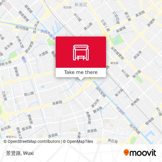 景贤路 map