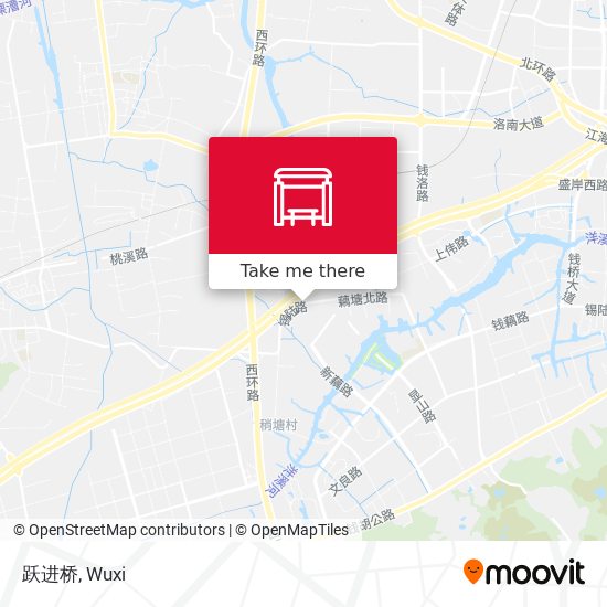 跃进桥 map