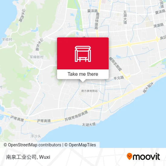 南泉工业公司 map