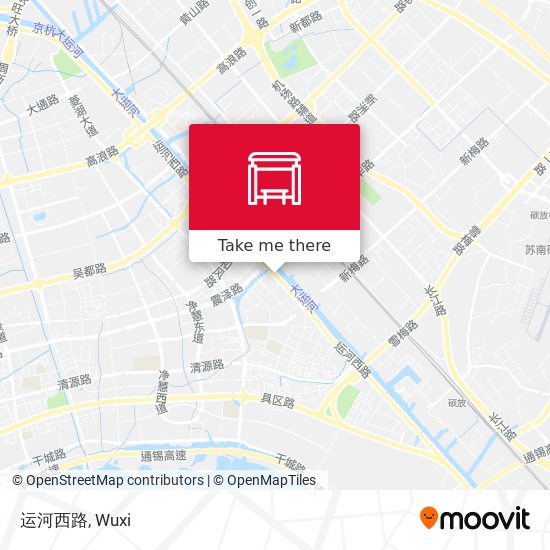 运河西路 map