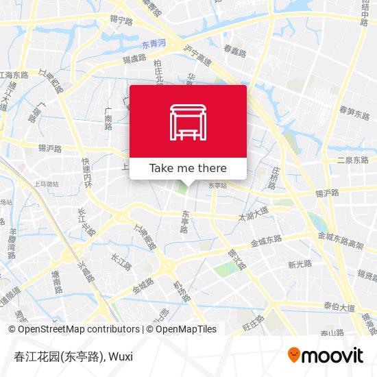春江花园(东亭路) map