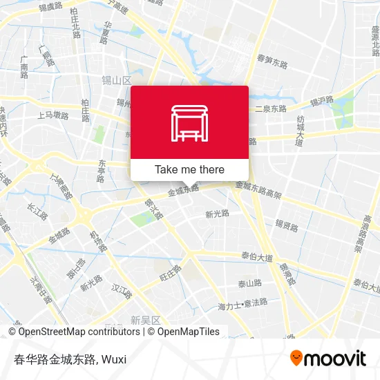 春华路金城东路 map