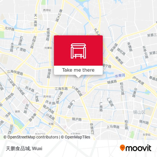 天鹏食品城 map