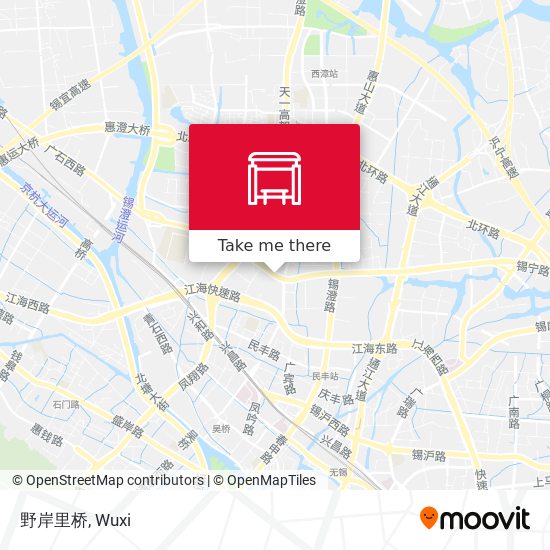 野岸里桥 map