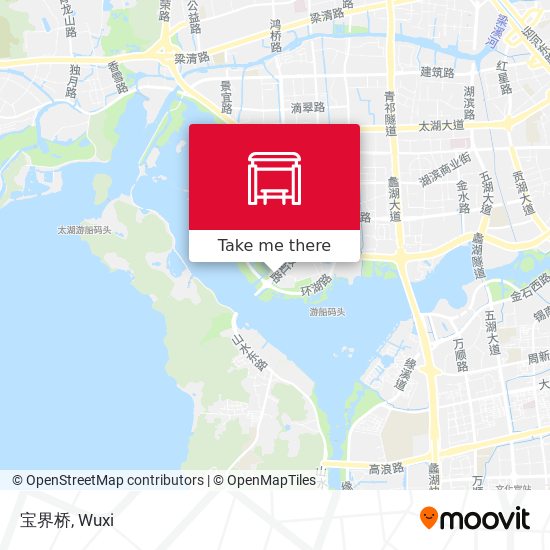 宝界桥 map