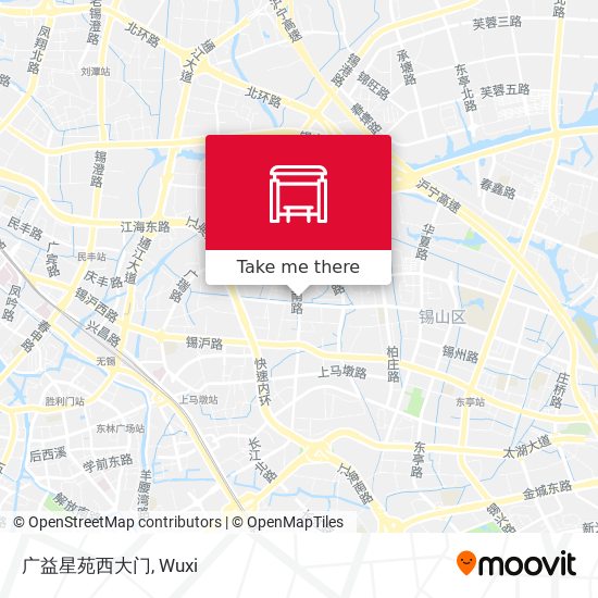 广益星苑西大门 map