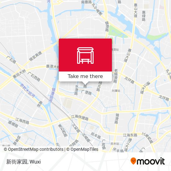 新街家园 map