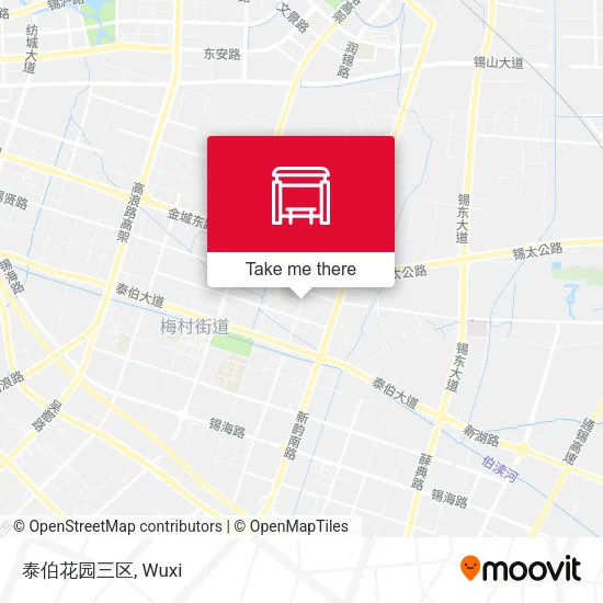 泰伯花园三区 map