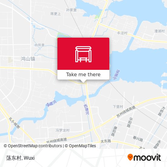 荡东村 map