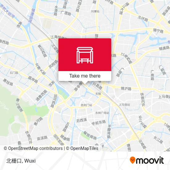北栅口 map