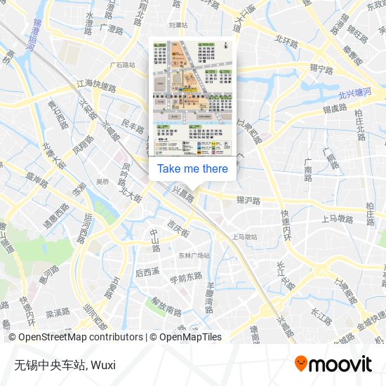 无锡中央车站 map