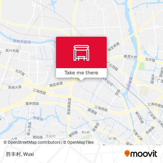 胜丰村 map