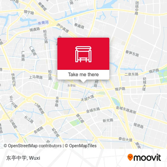 东亭中学 map