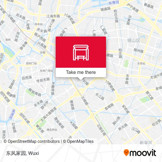 东风家园 map