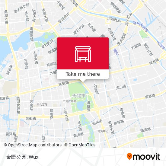 金匮公园 map