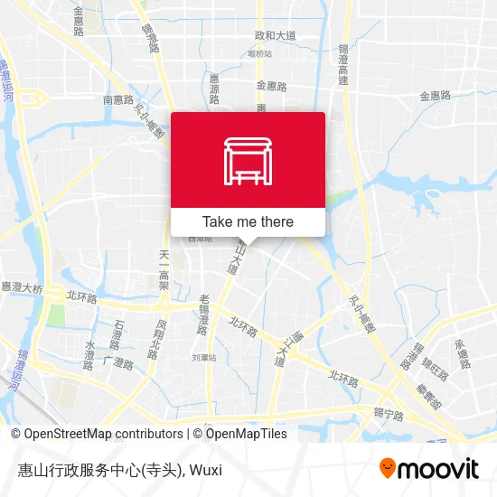 惠山行政服务中心(寺头) map