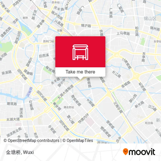 金塘桥 map