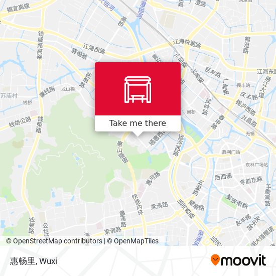 惠畅里 map