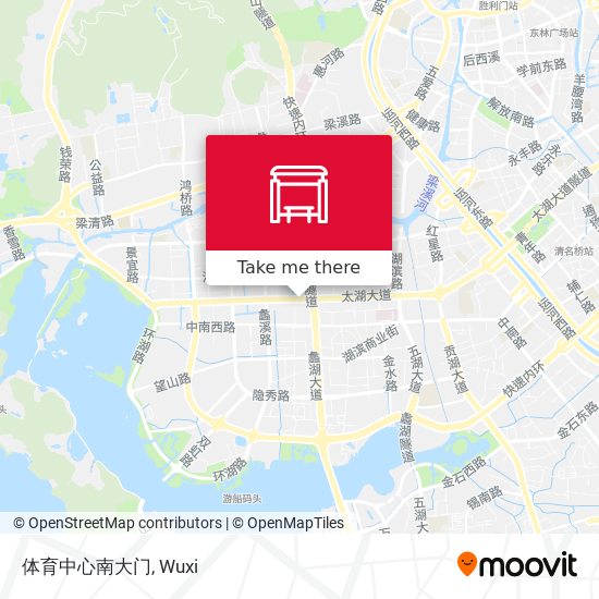 体育中心南大门 map