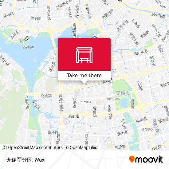 无锡军分区 map