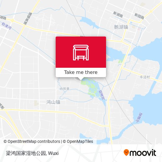 梁鸿国家湿地公园 map